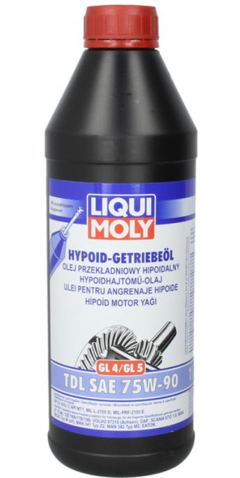 Olej, Hypoid-Getriebeöl (GL4/5) TDL SAE 75W-90 do Suzuki, P000226, LIQUI MOLY w ofercie sklepu motookazja.pl 
